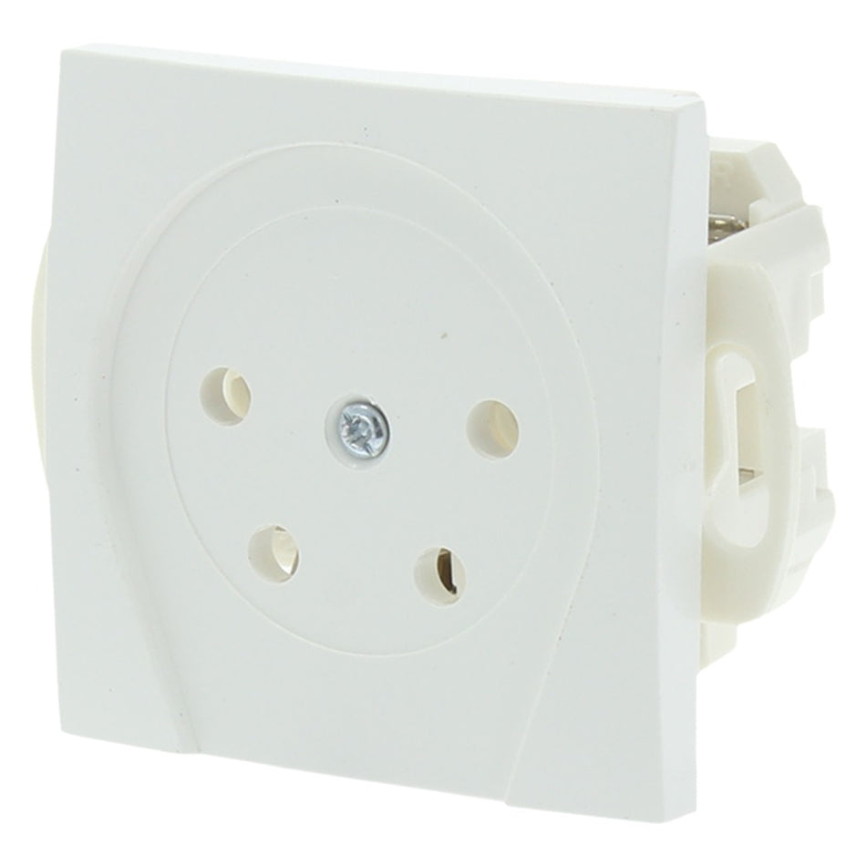 Berker S1 Contactdoos inbouw telefoon polarwit-572913