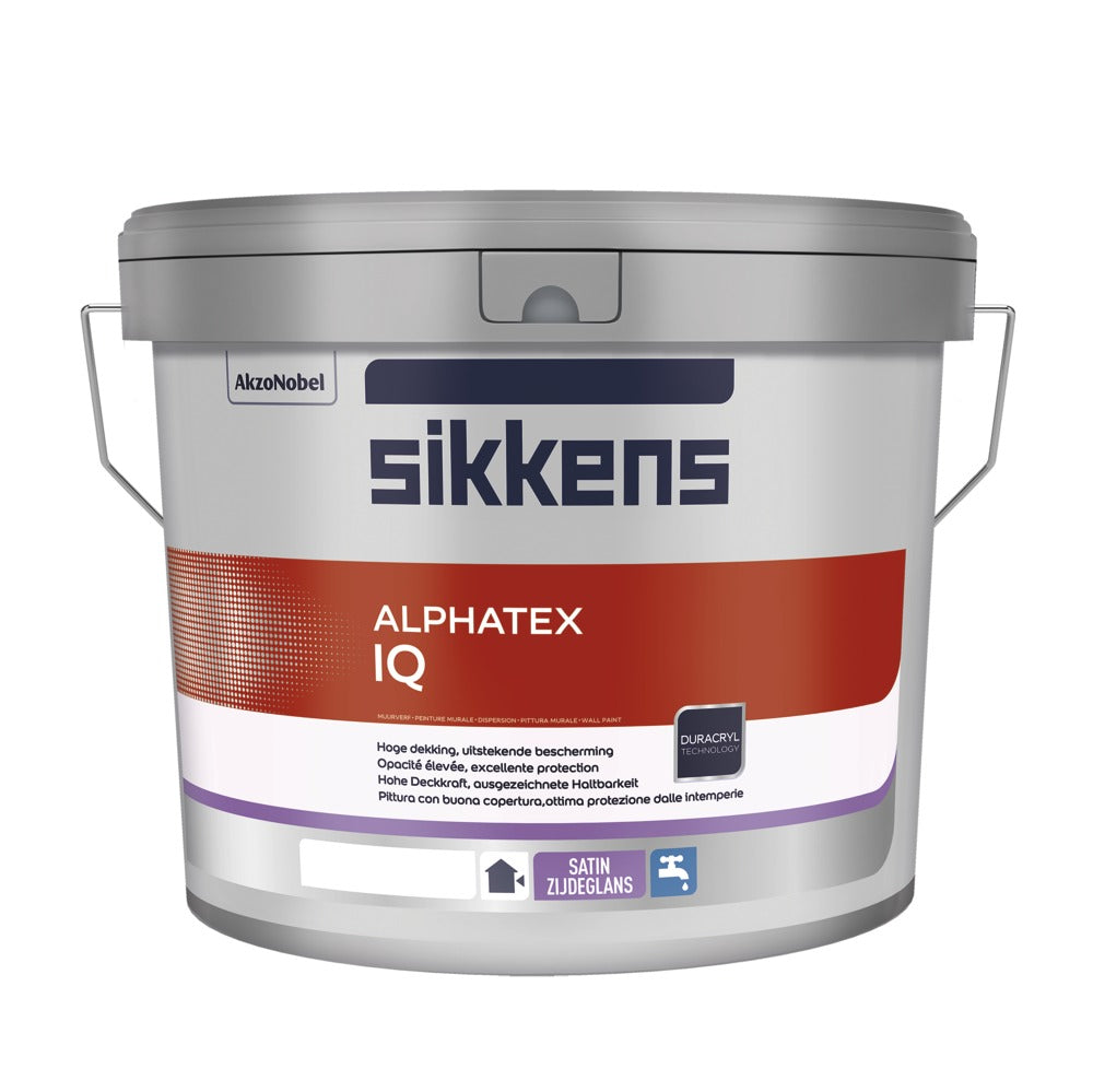 Sikkens Muurverf Alphatex IQ Zijdeglans W05 5L-573725