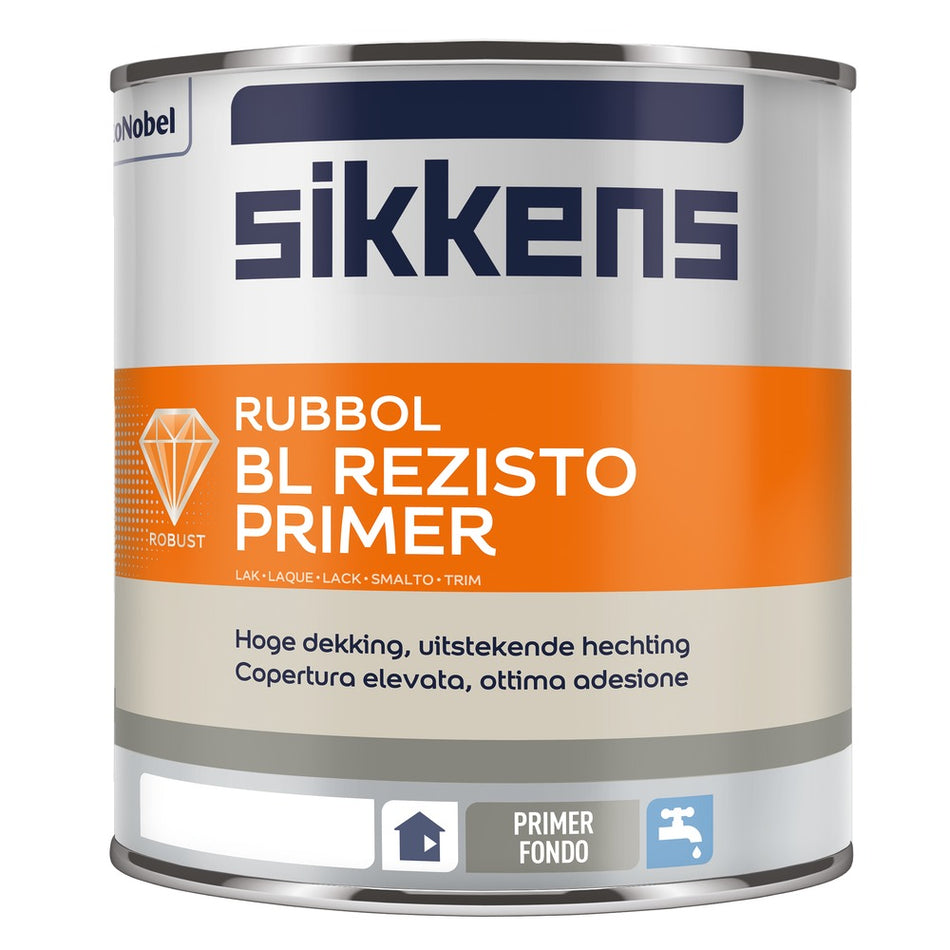 Sikkens Primer Rubbol BL Rezisto Primer Wit 1L-573778