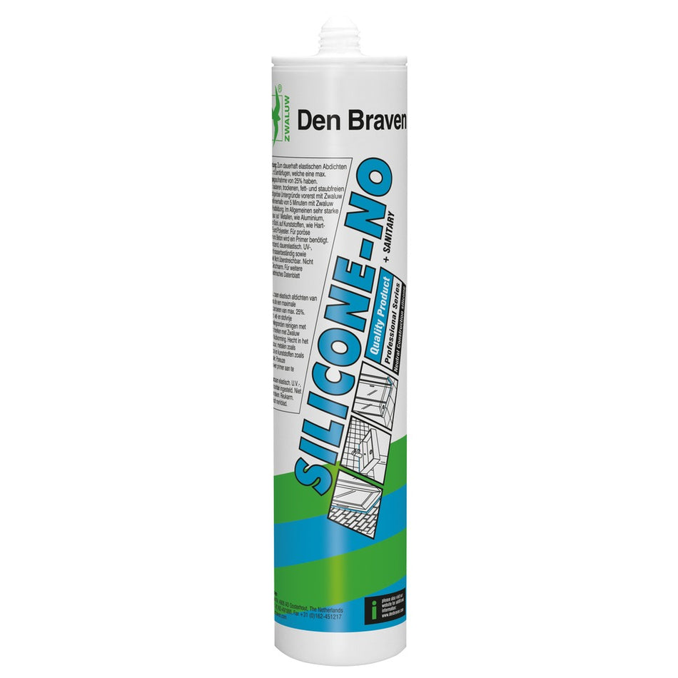 Zwaluw Siliconenkit Silicone-NO Antraciet 310ml-574220