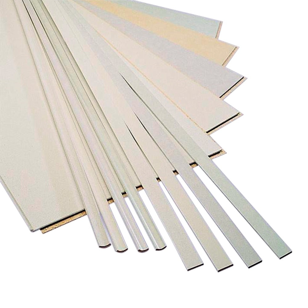 Agnes One-Step Plint Glad MDF Wit-Linnen 8x44x2600mm 70% PEFC-574984