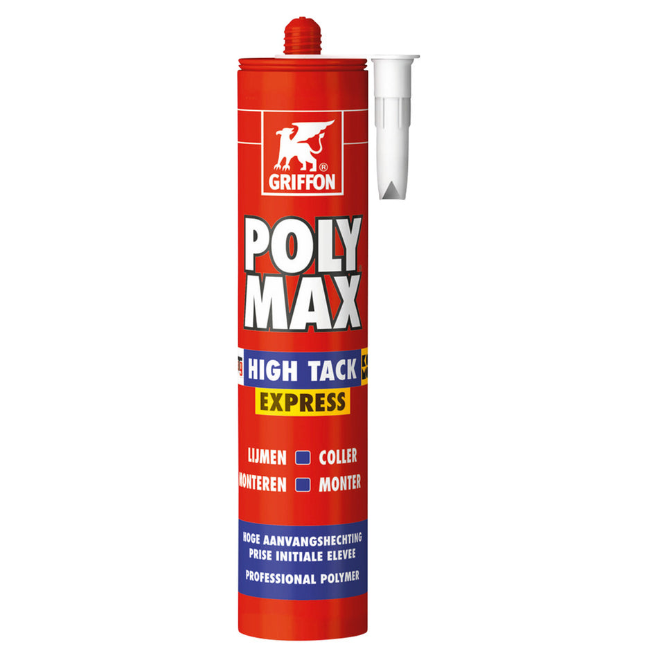 Griffon Montagelijm Poly Max High Tack Express Wit 435gr-575552