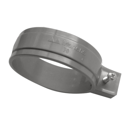 Ophangbeugel PVC Ø 80 mm zonder pen grijs t.b.v. HWA-575566