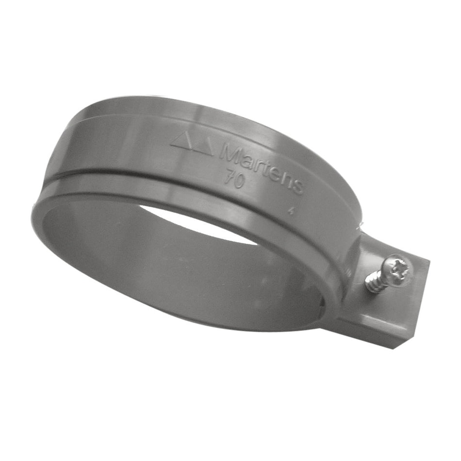 Ophangbeugel PVC Ø100 mm zonder pen grijs t.b.v. HWA-575567
