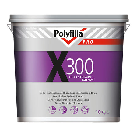 Polyfilla Vul- En Egaliseermiddel Pro X300 Wit 10kg-575734