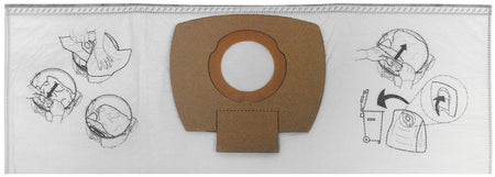 Makita Stofzak Fleece Stofzuiger P-72899 5st-576292