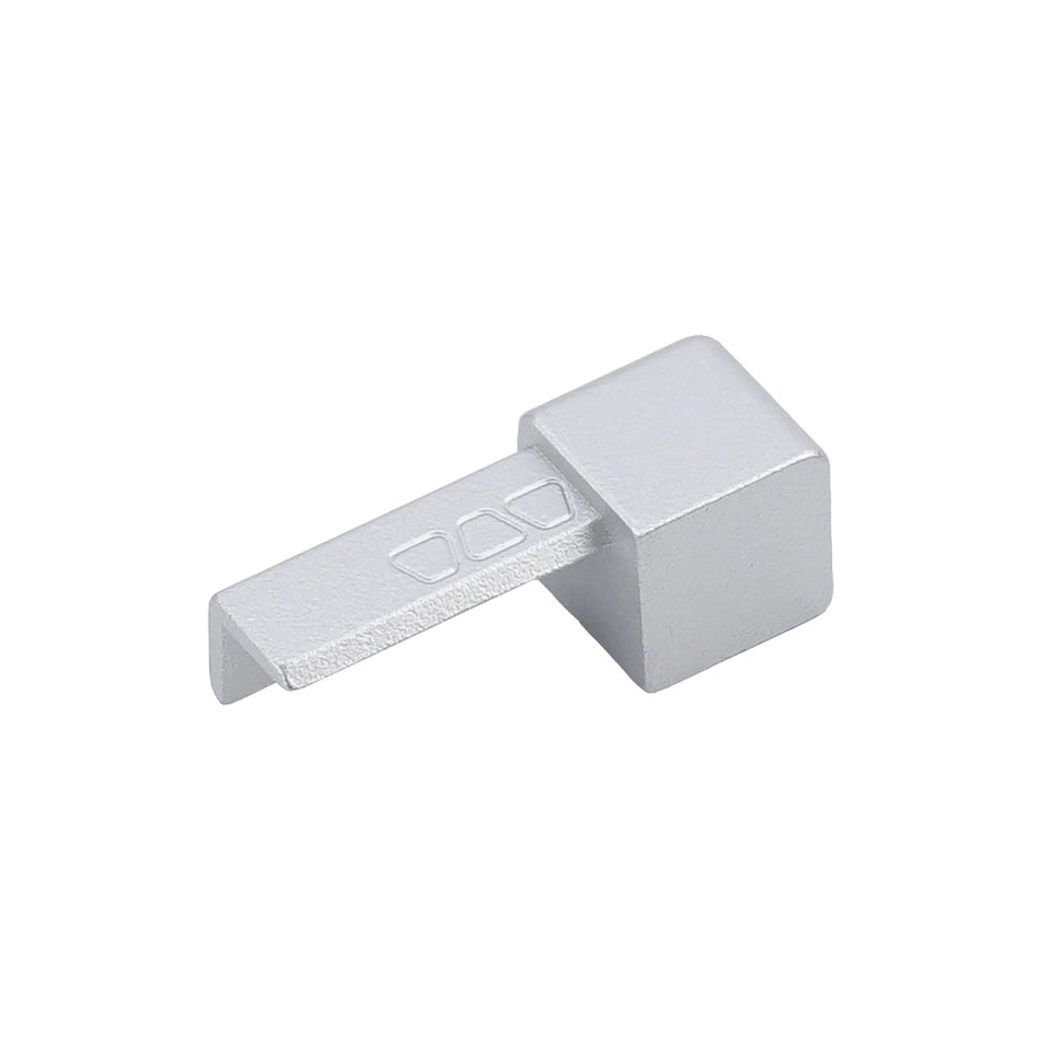 Schlüter Hoekstuk Tegelprofiel ED-Q100AE Aluminium Bruut Mat 10mm-577790