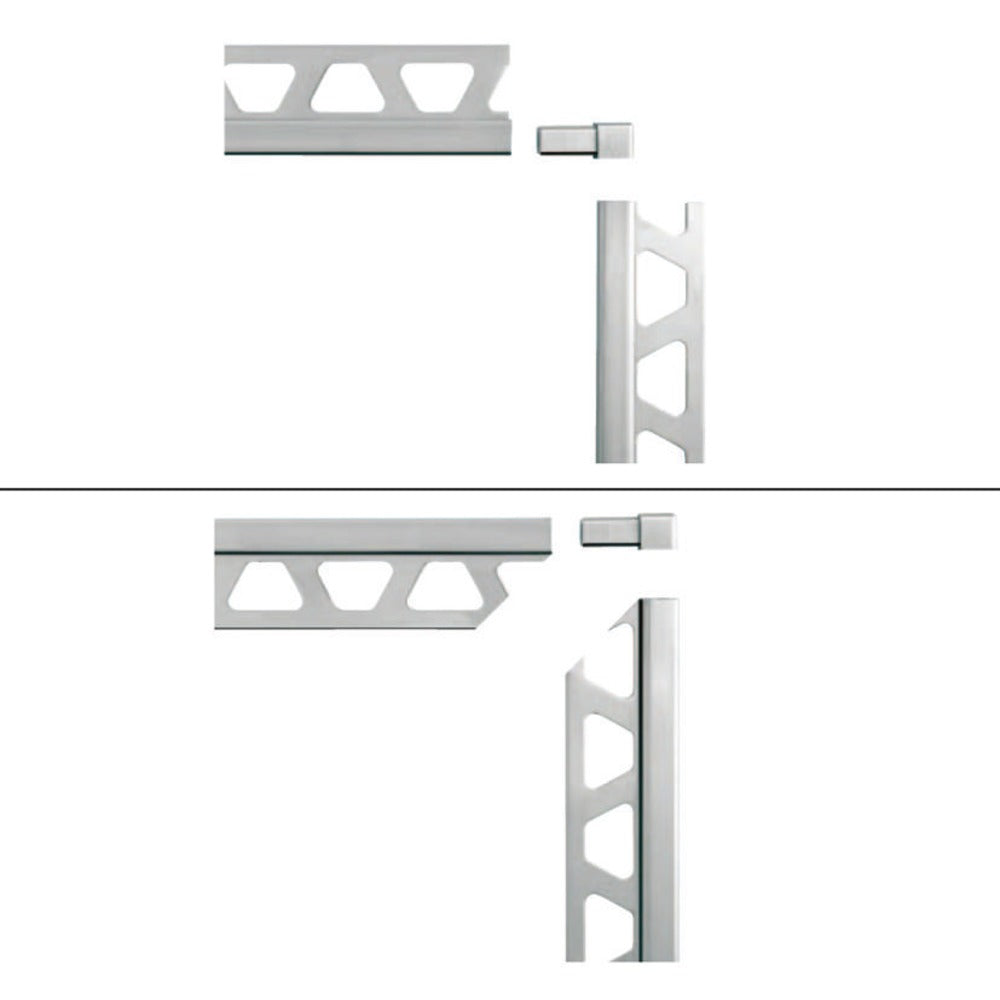 Schlüter Buitenhoekje ED-Q80BW voor Q80BW tegeldikte 8 mm zuiver wit-577793