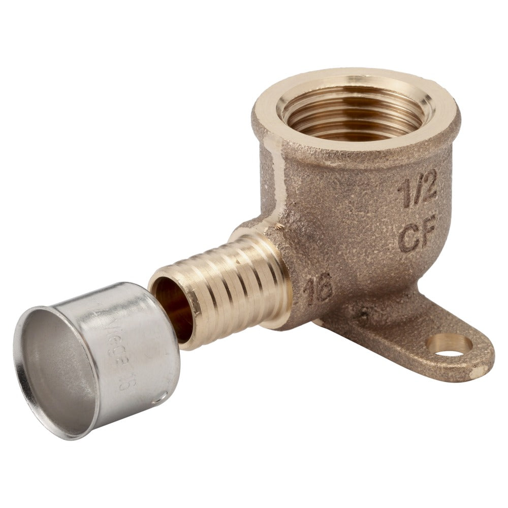 Viega Pexfit Muurplaat 2725.5 brons 16 mm x 1/2'' binnen-577960