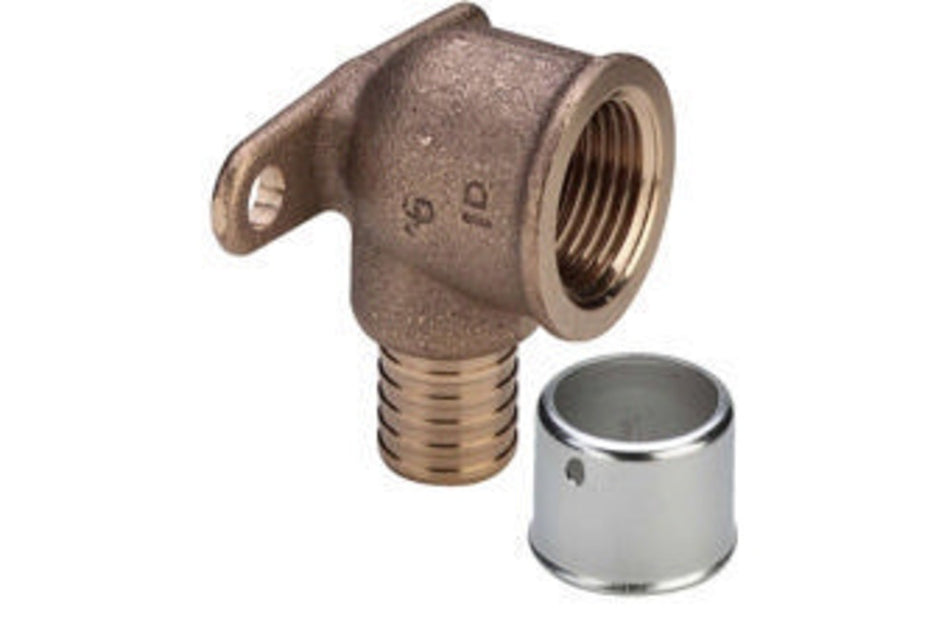 Viega Pexfit Muurplaat 2725.5 brons 16 mm x 1/2'' binnen-577960
