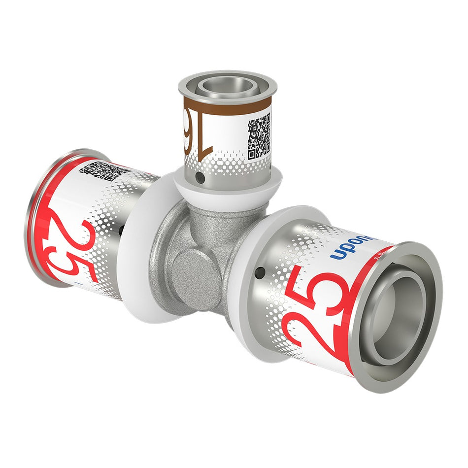 Uponor Pers T-stuk messing 25x16x25 mm-577998
