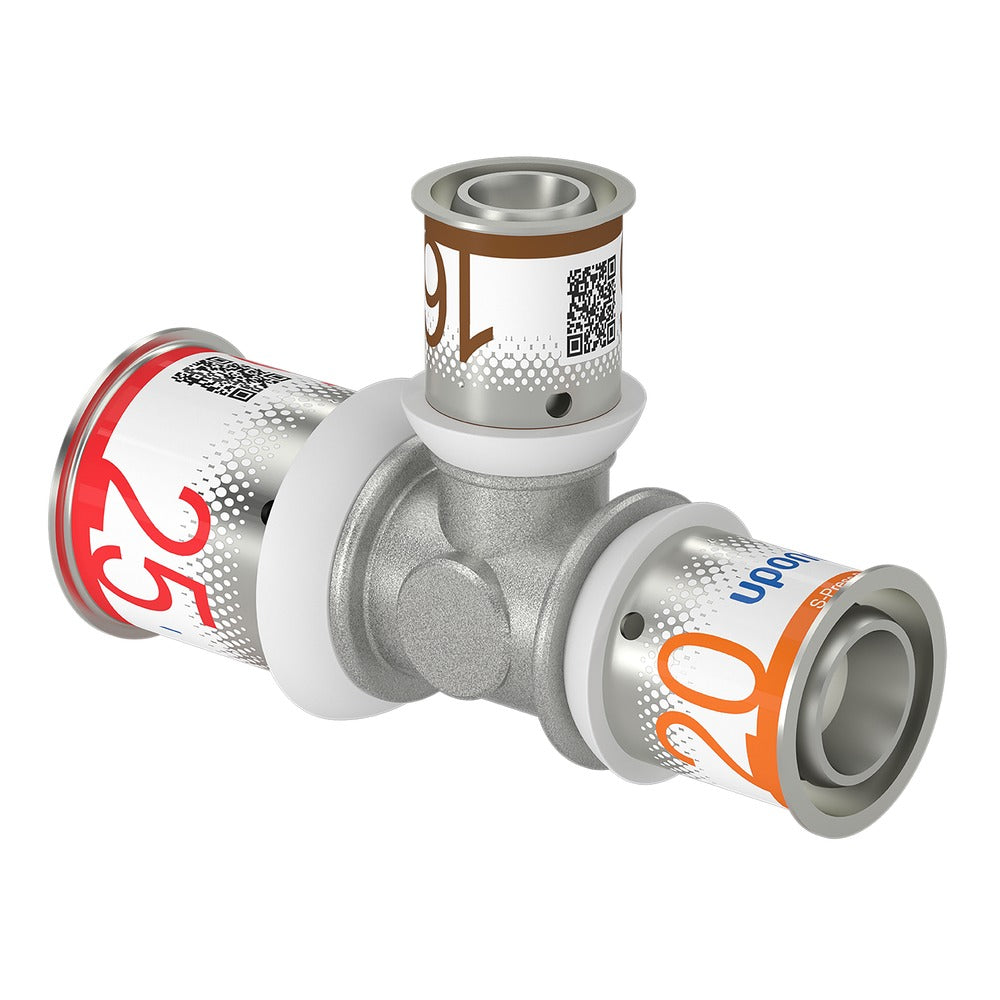 Uponor Pers T-stuk messing 25x16x20 mm-578000