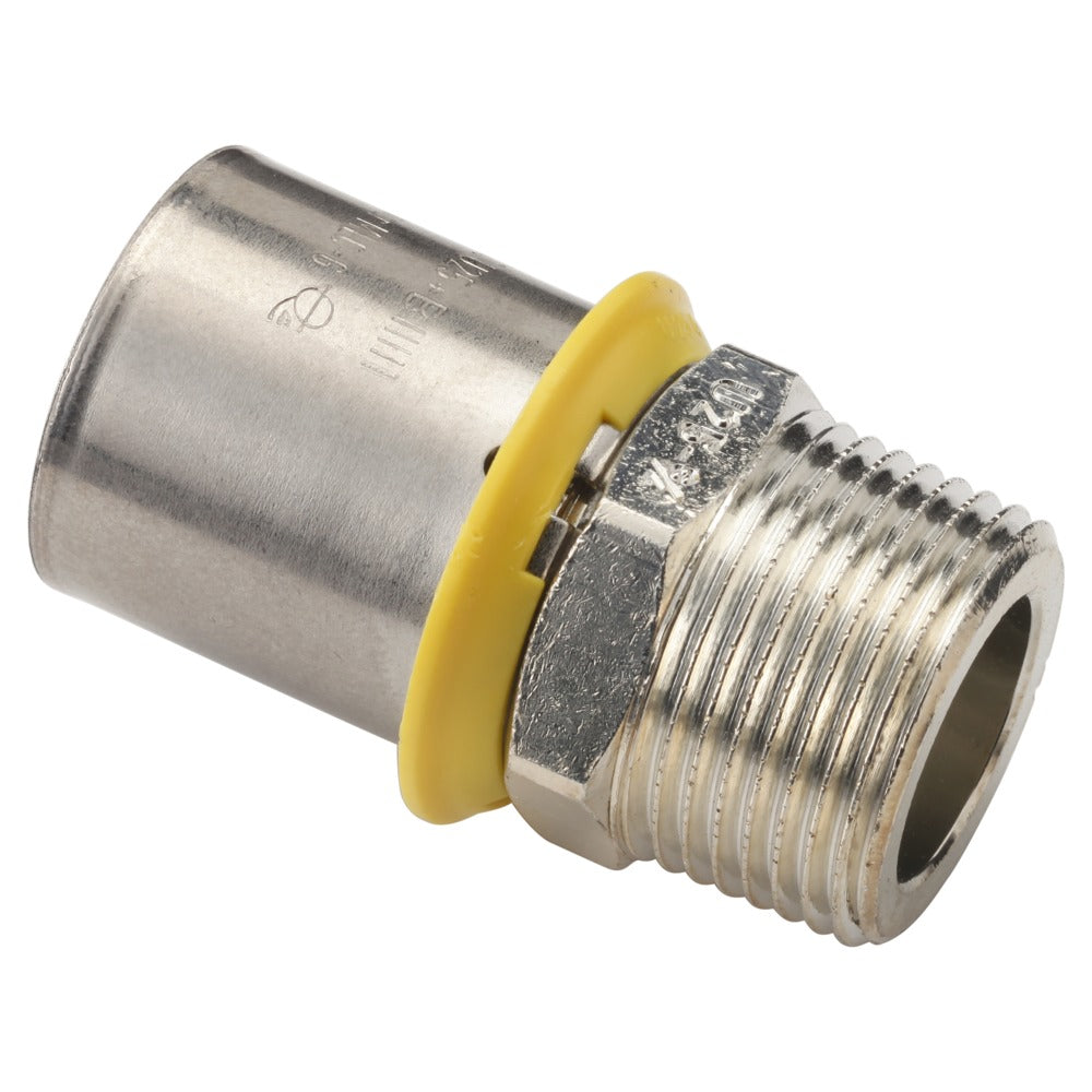 Uponor MLC gas Persovergangsfitting 25 mm x 3/4'' buiten-578020