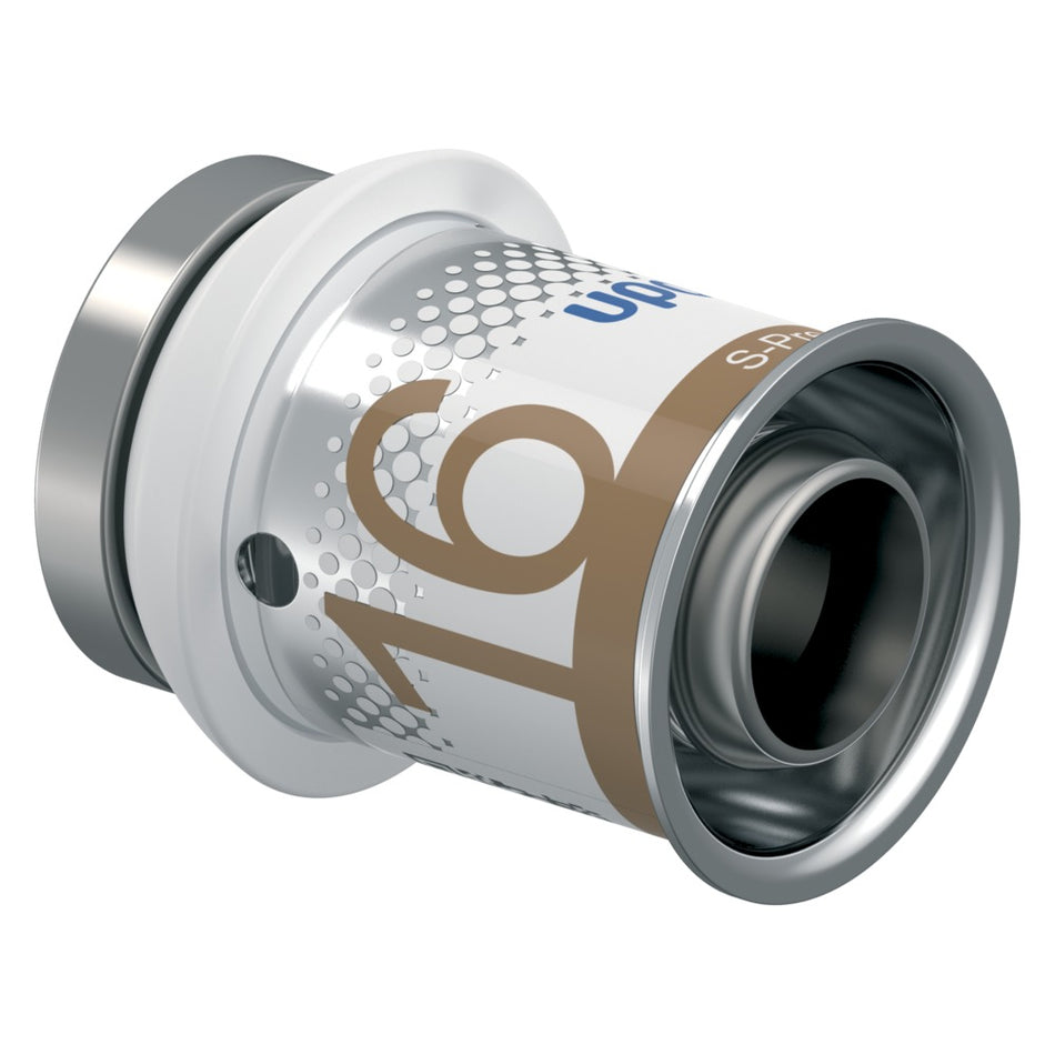 Uponor MLC eindstuk messing 16 mm 2 stuk-578030