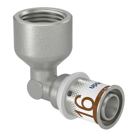 Uponor Persknie messing 16 mm x 1/2'' binnen 2 stuk-578037