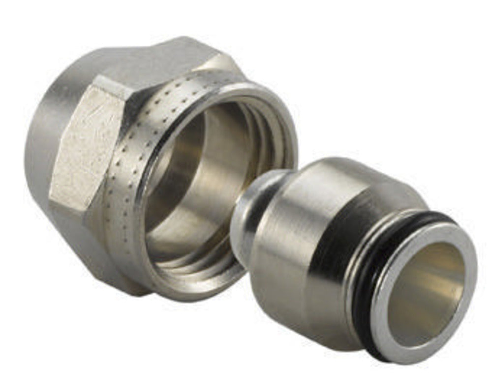 Uponor Klemkoppeling messing 16 mm x 1/2'' binnen 2 stuk-578049