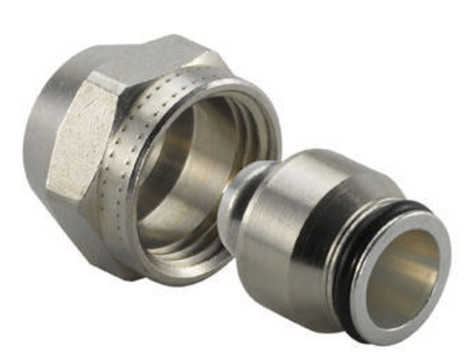 Uponor Klemkoppeling messing 16 mm x 1/2'' binnen 2 stuk-578049