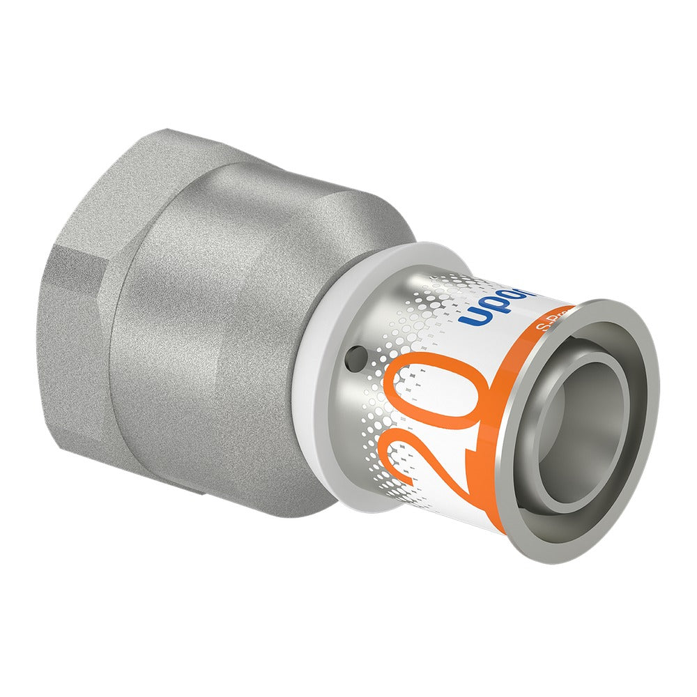 Uponor Perskoppeling messing 20 mm x 3/4'' binnen 2 stuk-578060