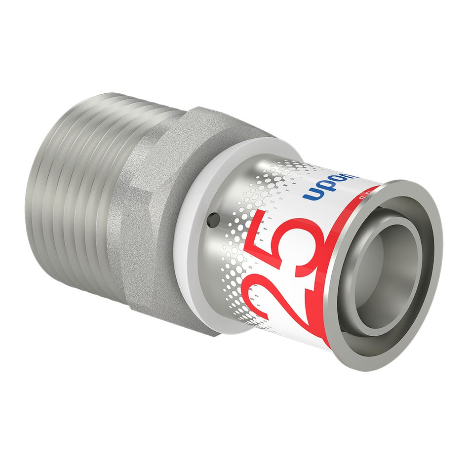 Uponor MLC pers Puntstuk 25 mm x 1'' buitendraad-578076