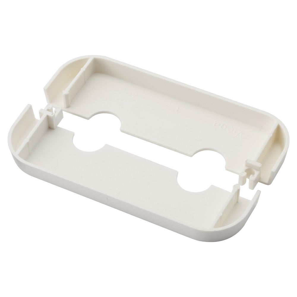 Viega Pexfit Dubbele Rozet 1079.6 Kunststof Ø15mm 50mm 110x60x10mm-578082