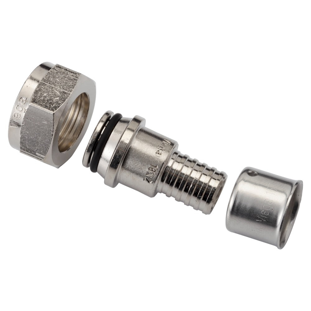 Viega Pexfit Aansluitkoppeling CV 2783 Vernikkeld 16mmxM22-578102