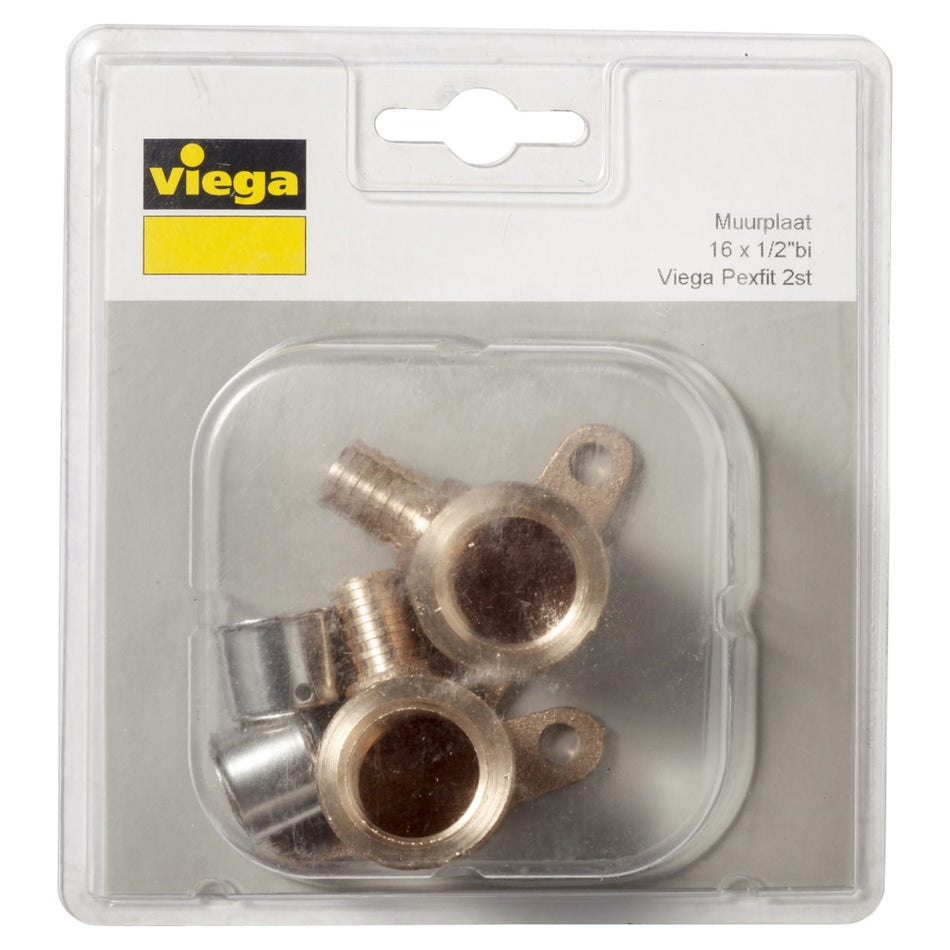 Viega Pexfit Muurplaat 2725.5 brons 16 mm x 1/2'' binnen-578122