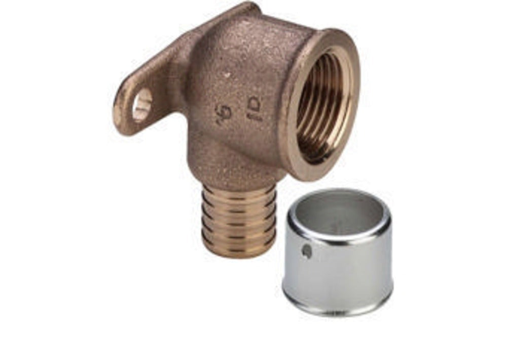 Viega Pexfit Muurplaat 2725.5 brons 16 mm x 1/2'' binnen-578122