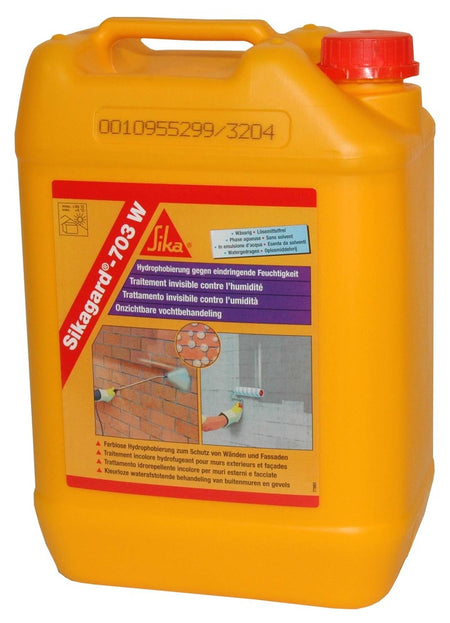 Sika Sikagard-703 W Hydrofobeermiddel voor gevels melkachtig 5 liter-578672