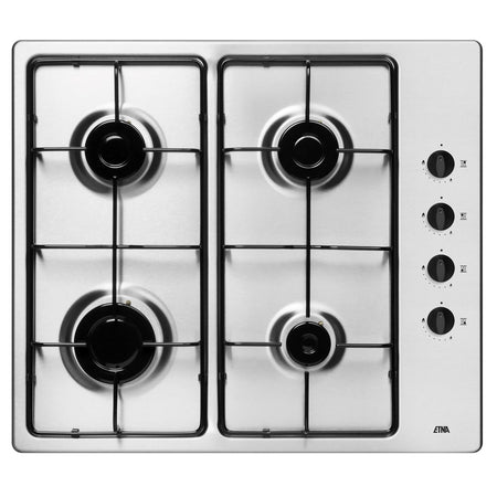 Etna Trendline Gaskookplaat 58 cm T106VRVSA vonkontsteking 4 kookzones-581268