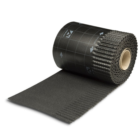 Ubbink Ubiflex Loodvervanger Ribbel Zwart 30cm 6 meter-581505