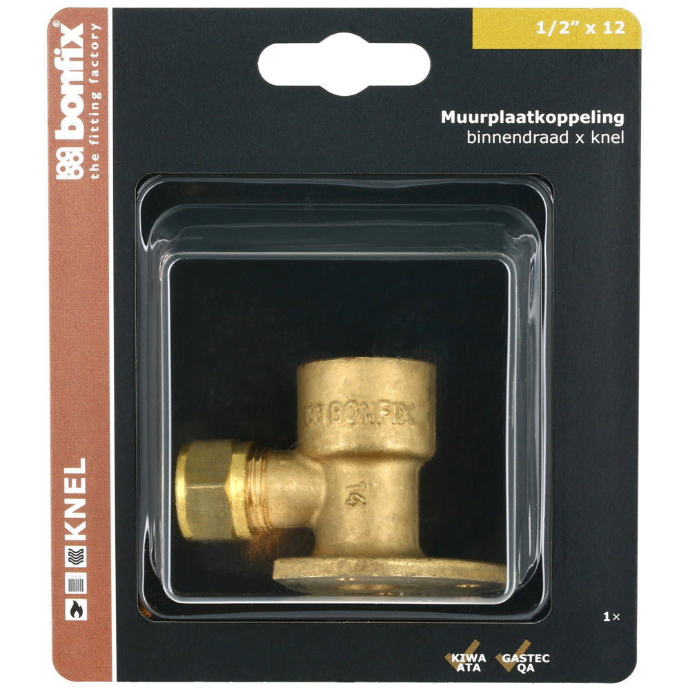 BONFIX Knel Muurplaat 12 mm x 1/2'' binnendraad-582345