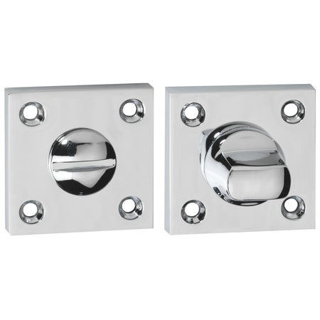 Impresso Rozet Vierkant Schroef Modulair WC63 Chroom 2stuks-583244