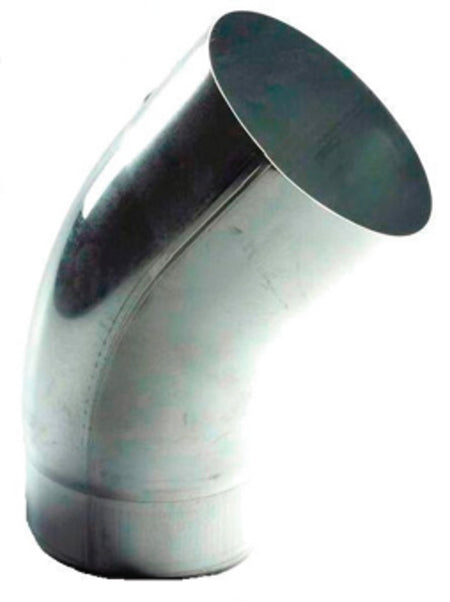 Rheinzink Bocht 40° verjongd spie-eind Ø 80 mm-584565