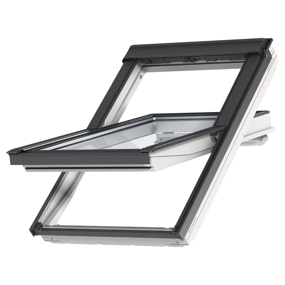 VELUX Dakvenster GGU MK04 0070 polyurethaan 78x98cm wit vochtbest. 1st 100% PEFC-584731