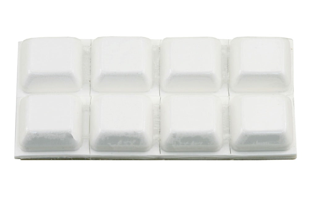 StarX Stootdop Kunststof 18mm Wit Zelfklevend 8stuks-586014