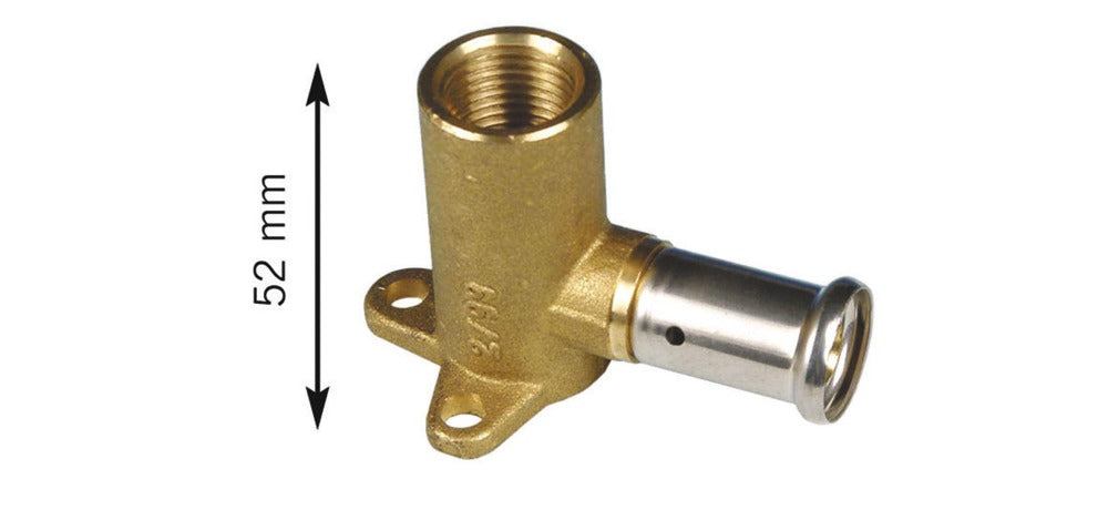 Henco pers Muurplaat 20x1/2''-587265