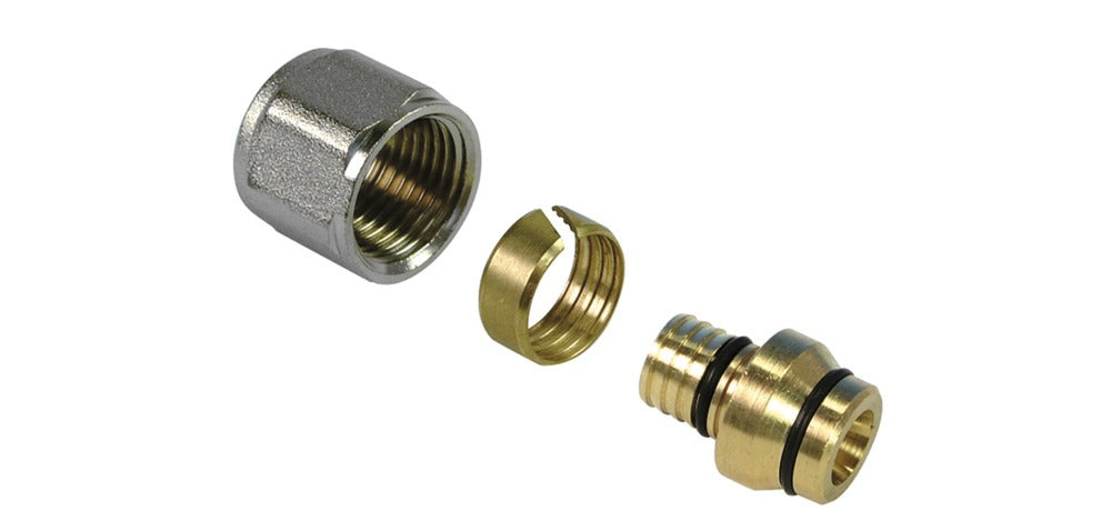 Henco Adapter voor knelfitting 20x22 mm, 2 stuks-587269
