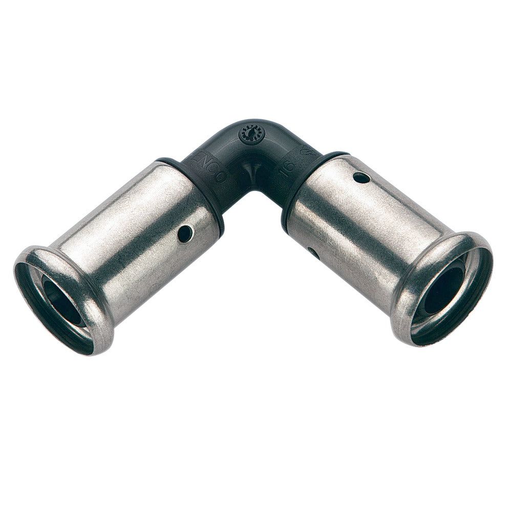 Henco pers Knie 16x16mm kunststof, 2 stuks-587283