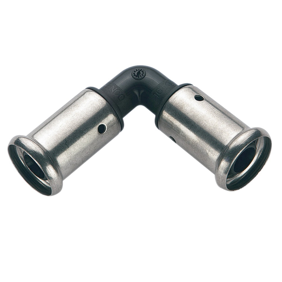 Henco pers knie 20x20 mm kunststof, 2 stuks-587284