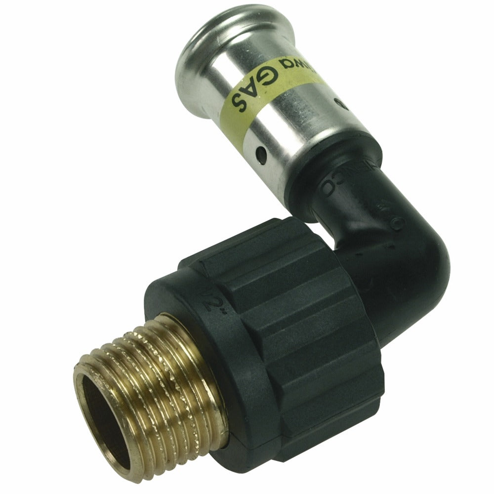 Henco gas pers Knie 16x1/2'' buitendraad-587322
