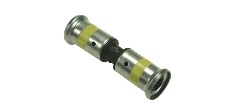 Henco gas Pers recht 16x16 mm, 2 stuks-587330