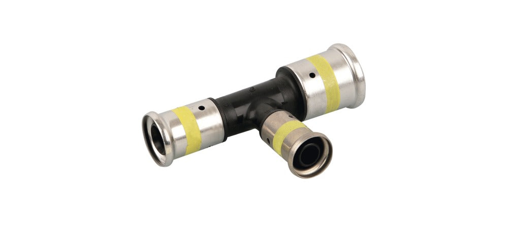 Henco gas pers T-stuk 20x16x16 mm-587337
