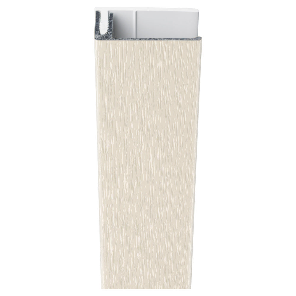 Protex Eindprofiel Aluminium/PVC Crèmewit 3000mm-587647