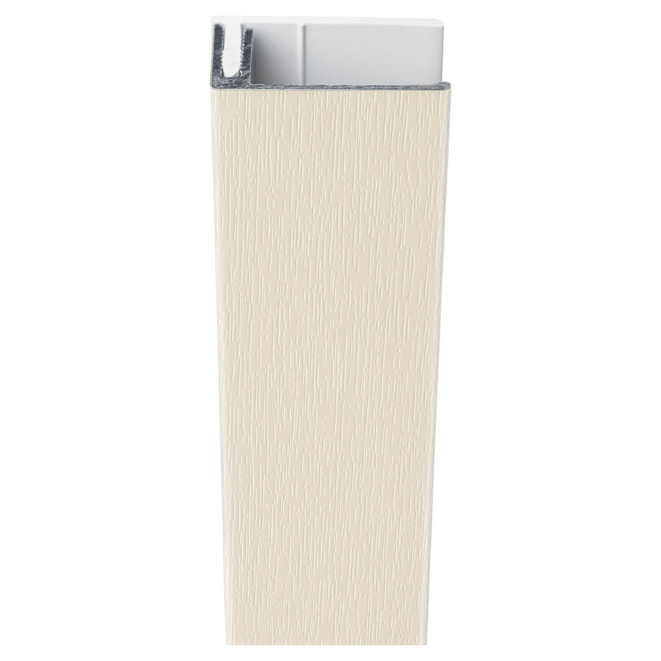 Protex Eindprofiel Aluminium/PVC Crèmewit 3000mm-587647