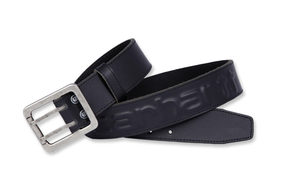 Carhartt Riem Logo Leer Zwart Maat 38-587935