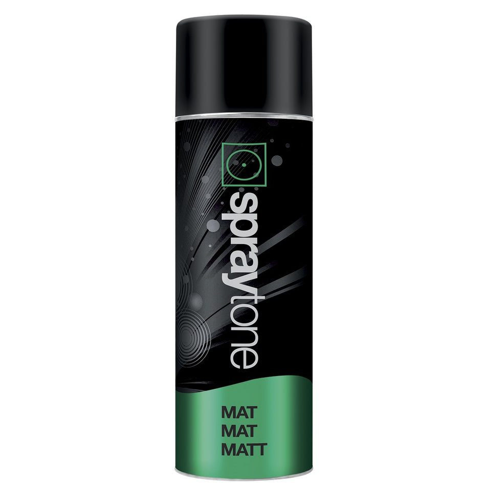 Spraytone Spuitlak Mat RAL 9005 Zwart 400ml-588321