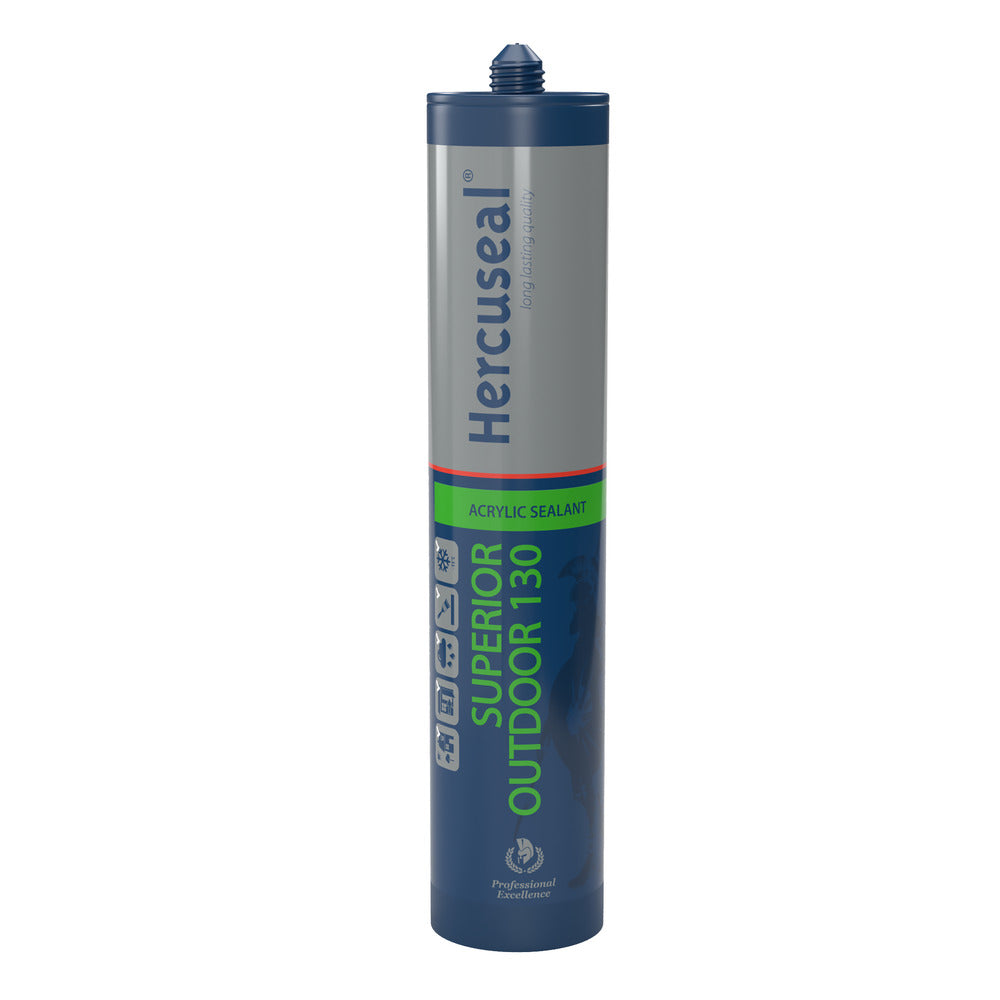 Hercuseal Acrylaatkit Superior Outdoor 130 Grijs 310ml-589529