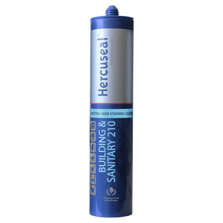 Hercuseal Siliconenkit Building Sanitary 210 Antraciet 310ml-589536