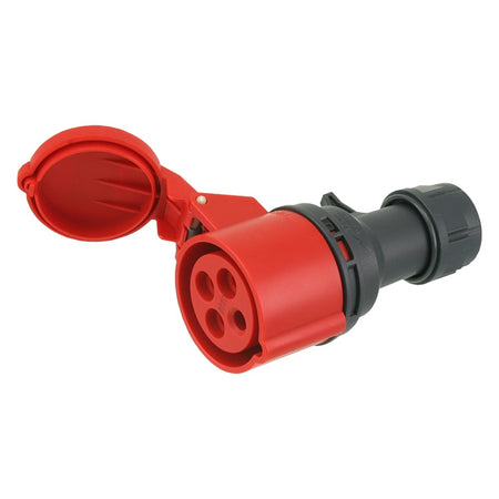 ABL Contrastekker Kracht Twist 3-Polig + Aarde Rood IP44 16A-590001