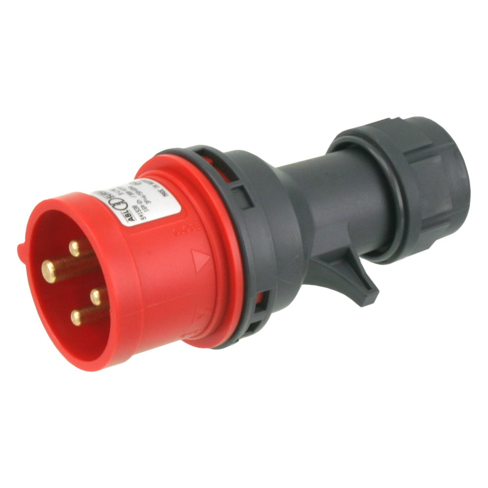 ABL Stekker Kracht Twist 3-Polig+E Rood IP44 16A-590002